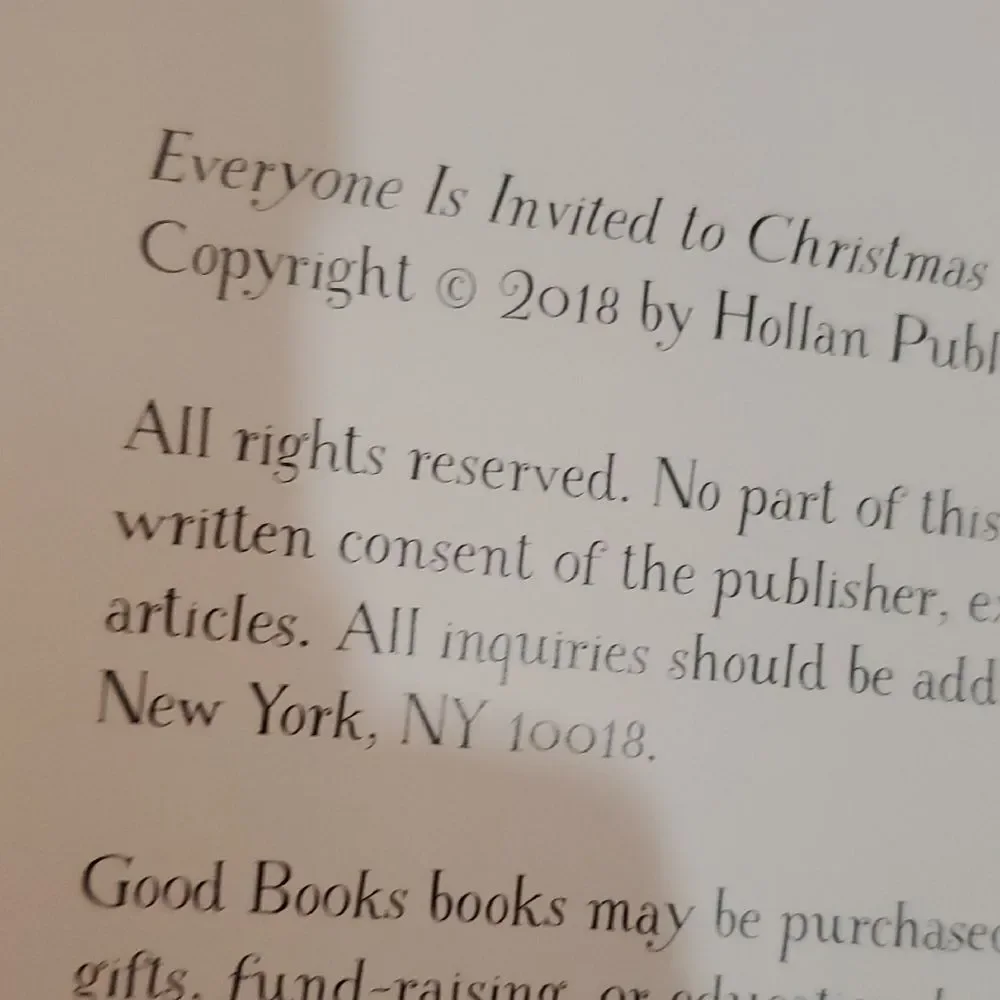 Everyone Is Invited to Christmas Hardcover Children's Book
